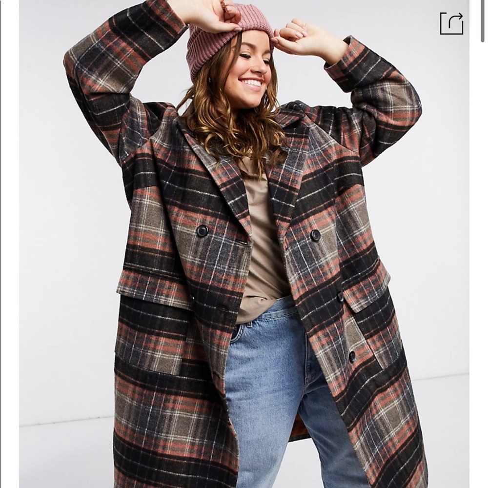 Junarose by Vero Moda double breasted trench coat